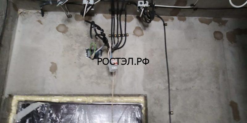 распред коробкаи перед эл. щитом